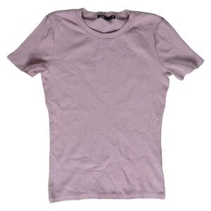 Zara Women's Pink T-Shirt